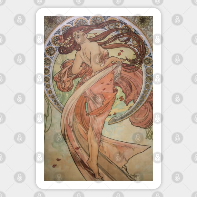 Mucha, Prague Praha Sticker by immortalpeaches